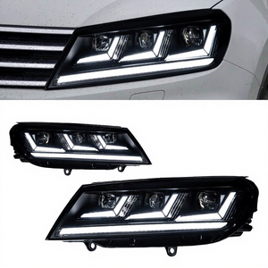 16-18 pour ensemble de phares modifiés 25 modèles, feux de jour LED, clignotants séquentiels, 12V, haute puissance 55W - Product Image 3