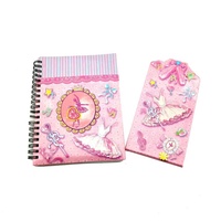 Venta caliente diario espiral cuaderno Rosa bobina cuaderno