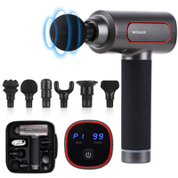 Pistolet de massage corporel Chirogun ABS gris 2000 mAh sans fil, certifié ISO9001, conception exclusive OEM ODM, fabricant direct 2022Xxx