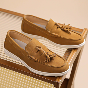 Mocasines informales para hombre, zapatos sin cordones con borlas, calzado cómodo de caña baja para uso diario - Product Image 5