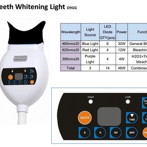 Lámpara LED de Escritorio para Blanqueamiento Dental de Tres Colores, Instrumento de Belleza para Blanqueamiento Bucal - Product Image 5