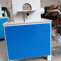 Machine à polir les tuyaux, ponceuse à bande verticale avec collecteur de poussière pour le finissage des surfaces des tubes courbés