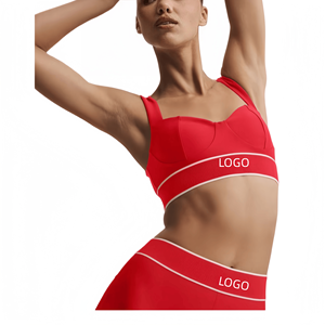 Nuovo Set Sportivo AIL Personalizzato per Donna, Asimmetrico e Senza Cuciture, per Yoga e Fitness, Traspirante per Primavera ed Estate, Set 2 Pezzi - Product Image 3