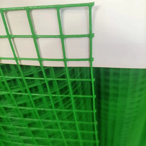 Thiết kế hiện đại 1/4 inch màu xanh lá cây <span class=keywords><strong>PVC</strong></span> tráng thép không gỉ hàn dây lưới màn hình lưới - Product Image 2