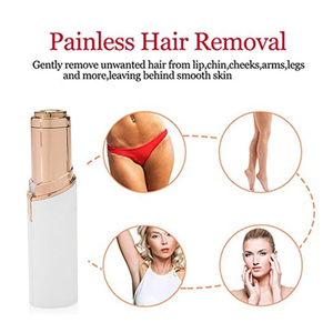 Mini épilation indolore pour femmes, épilation en forme de rouge à lèvres, épilateur pour sourcils et visage, tondeuse - Product Image 4