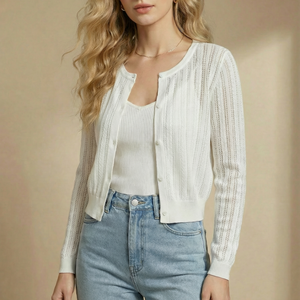 <span class=keywords><strong>Cardigan</strong></span> in maglia <span class=keywords><strong>a</strong></span> maniche corte <span class=keywords><strong>con</strong></span> bottoni e scollo rotondo in Lyocell stile coreano, <span class=keywords><strong>scialle</strong></span> da donna <span class=keywords><strong>con</strong></span> gonna per l'estate - Product Image 2