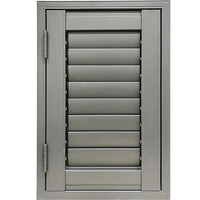 Nuevo Stock Llegada Mejor Invierno Aislado 30X30 Marco de acero de doble panel Gambia Obturador DE SEGURIDAD Alimimum Louverd Window