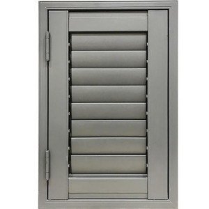 Cổ phiếu mới đến mùa đông tốt nhất cách nhiệt 30x30 khung thép đôi gambia màn trập an ninh alimimum cửa sổ louverd - Product Image 3