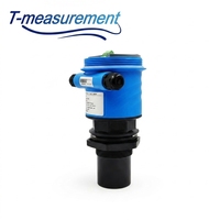Transmetteur de niveau de carburant et d'eau à ultrasons Taijia 220VAC, précision 0,5% FS, sonde ETFE/PTFE avec sortie 4-20mA et affichage