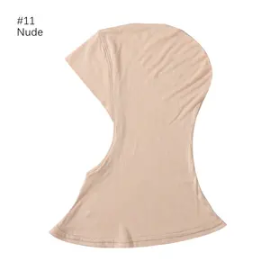 Modal Breathable Neck Protector High Elastic Multi-color Base Cap Cap Solid Color Scarf Adjustable For Muslim Women Saudi