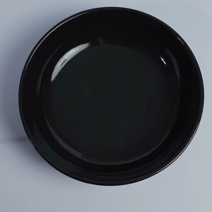Hot Surface Black Japandi Style Agung Keramik <b>Round</b> Bathroom Sink Table Top Wash <b>Basin</b> for Lavatory Counter - Product Image 1