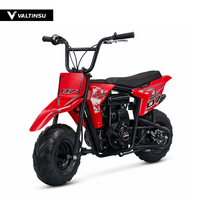Moto tout-terrain pour enfants 105 cm³ à démarrage manuel, réservoir de 1,4 L, pour jeunes motards