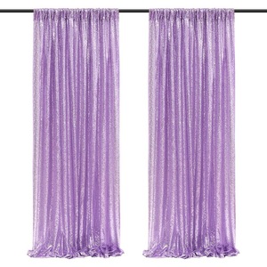 Tirai panggung payet lampu bintang pernikahan Natal, tirai dekorasi pesta, tirai <span class=keywords><strong>Glitter</strong></span> untuk pesta - Product Image 4