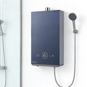 Chauffe-eau à <span class=keywords><strong>gaz</strong></span> à température constante en acier inoxydable et cuivre, <span class=keywords><strong>prix</strong></span> de gros, pour salle de bain, cuisine, lavage, usage domestique extérieur - Product Image 1