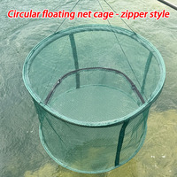 Sac de rangement portable en nylon durable pour filet de pêche, pochette légère en maille pour la plongée, cage de collecte de poissons, équipement de pêche au sol