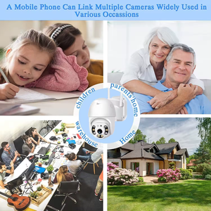 Cámara de Seguridad Exterior para el Hogar, CCTV, 2MP, <span class=keywords><strong>WIFI</strong></span>, PTZ, V380, Impermeable, Doble Lente, Audio Bidireccional, Visión Nocturna - Product Image 3