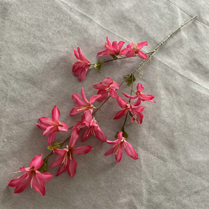Orquídeas Artificiales de Tallo Largo en Color <span class=keywords><strong>Rosa</strong></span> <span class=keywords><strong>y</strong></span> <span class=keywords><strong>Azul</strong></span>, Precio Económico al por Mayor, para Decoración - Product Image 5