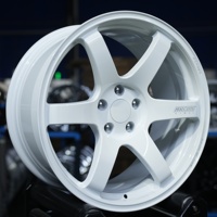 Jantes de voiture DJJ forgées sur mesure haut de gamme blanches 5x114.3 17 18 19 20 21 22 pouces pour Nissan 350Z 370Z Toyota Honda Civic