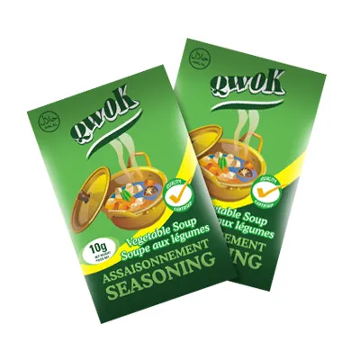 Qwok serie misto di verdure 10g/bustina zuppa di condimento in polvere