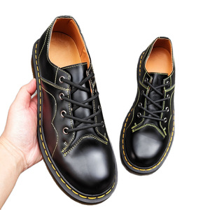 Zapatos de Cuero Genuino Retro Vintage 2026, Zapatos Bajos de Moda Casual para Caminar, Botas de Cuero Cómodas para Hombre - Product Image 5