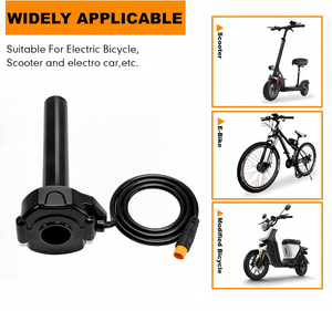 Acelerador de giro completo para Ebike, estilo Surron de 3 pines para Macfox, kit de empuñadura de acelerador 12V-72V para HappyRun, Freego, Heybike, moto de cross eléctrica - Product Image 6