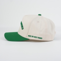 Groothandel Hoge Kwaliteit 100% Katoenen Oxford Baseball Cap met Argyle & Fruit Patronen Handborduurwerk Sportief Unisex Design