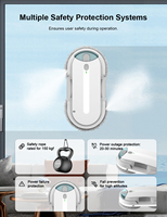 Moteur brushless robot nettoyeur de vitres automatique intelligent aspirateur lave-vitres 4 en 1 robot portable pour nettoyer les vitres