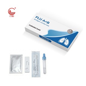 Rapid Flu <strong>A</strong>/B Antigen Combo Test Kit, <strong>Influenza</strong> <strong>A</strong>+B Differential Diagnosis, High Accuracy Swab Test, CE/ISO Professional IVD - Product Image 3