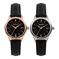 Relojes de Pulsera Automáticos de Lujo con Logotipo de Marca Más Vendidos para Mujer, Acero Inoxidable para Venta al por Mayor, Correa de Cuero