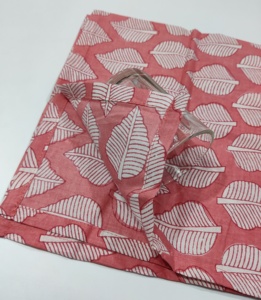 Ensemble de serviettes imprimées en coton faites à la main Serviettes de table réutilisables avec caractéristiques jetables pour une utilisation quotidienne dans la cuisine - Product Image 4