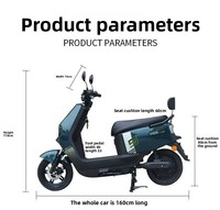 Vélo électrique à moteur 800W, vitesse maximale de 45 km/h, vélo de ville, batterie au lithium amovible 60V, capteur numérique, garantie de 2 ans, service OEM