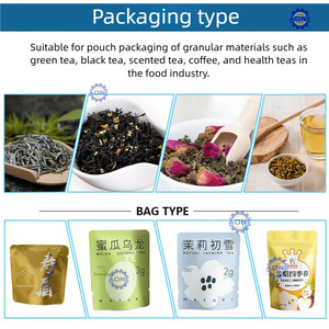 Fabricación en China, máquina empacadora de té pequeña, máquina empacadora de bolsas de té con pantalla táctil PLC, máquina automática de té - Product Image 5