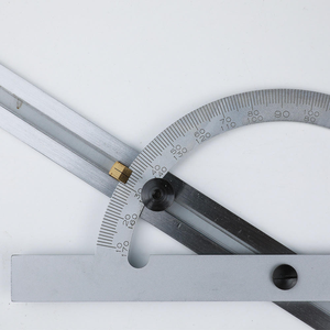 Calibrador de ángulo ajustable de acero al carbono cromado de venta directa de fábrica, medidor de bisel universal P-KT150/P-KT300 China - Product Image 3