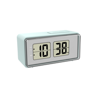 Horloge numérique Alarme Calendrier Température Temps Électronique Bureau Page Tourner Horloge Maison Smart Portable Radio Réveil