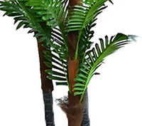 Usine de gros intérieur extérieur décoration bonsaï plante arbre grands faux pots arbres palmier artificiel