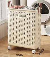 Grand Panier à Linge Sale Pliable Grande Capacité, Organisateur de Rangement pour Maison et Salle de Bain