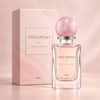 Flacon de parfum élégant pour femmes 30ml 50ml 100ml Flacon en verre vide avec emballage personnalisé