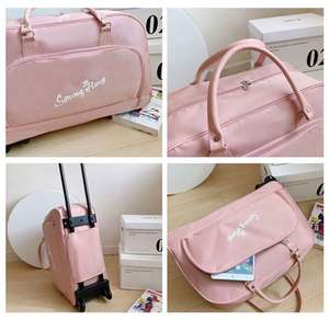 Valise de voyage personnalisée grande capacité en tissu Oxford imperméable avec roulettes pour courts séjours et déménagement - Product Image 3