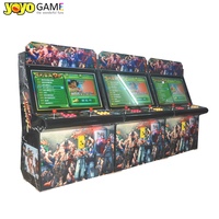 Borne d'arcade classique en bois avec écran 32 pouces, console vidéo rétro, machine de jeu de combat, Moonlight Box, vente directe usine