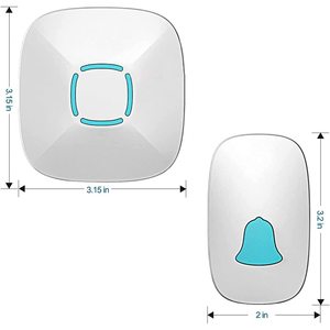 SKY-TOUCH Kit de sonnette filaire étanche avec 36 cloches et volume réglable Home Sound LED Door - Product Image 5