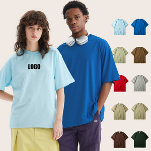 High Quality Short Sleeve 305gsm Tshirt Plain Casual Customized Print Logo <b>T</b> Shirt Homme Wholesale Personalized <b>T</b>-Shirts For Men - Product Image 3
