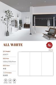 Panel de pared de porcelana de superficie mate similar a la piel <span class=keywords><strong>para</strong></span> decoración de sala de estar 2400X1200X9mm Serie de colores blancos - Product Image 5