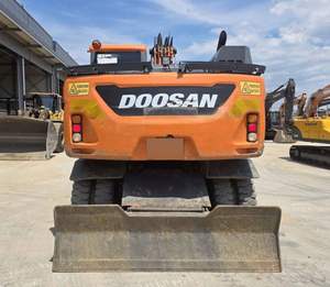 Excavadora de Ruedas Usada Original Coreana Doosan DX160W DX160, Excavadora Hidráulica Isuzu con Cucharón de 16 Toneladas, Excavadora Agrícola Usada Daewoo - Product Image 5