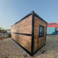 Maison préfabriquée portable pliable, bureau mobile, hôtel, conception pliable, panneau sandwich pour l'école, le stockage, le magasin