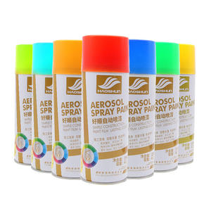สีพ่นอัตโนมัติ Haoshun 400 มล. สำหรับป้องกันสนิมรถยนต์ โลหะ ไม้ เฟอร์นิเจอร์ สีดำ สีขาว สีสำหรับพ่นผนัง ลายกราฟฟิตี - Product Image 4