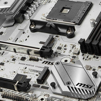 Carte mère de jeu MicroATX MSI B450M MORTAR TITANIUM d'occasion avec socket AM4 pour processeur AMD Ryzen