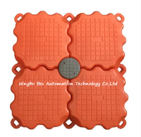 Pont flottant modulaire en PEHD pour jet ski, pont flottant de construction, plateforme flottante, quai flottant en plastique