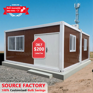 Modular đúc sẵn thép container nhà cho văn phòng không gian làm việc có tính năng nhà vệ sinh phòng tắm cho biệt thự bệnh viện Sandwich Panel - Product Image 1