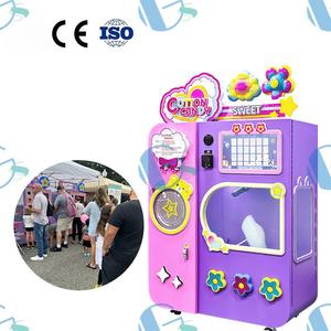 Distributeur automatique de barbe à papa entièrement automatique en vente chaude Machine électrique commerciale intelligente pour barbe à papa - Product Image 4