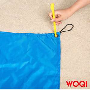 Couverture de plage/pique-nique compacte sans sable WOQI, tapis de camping - Product Image 5